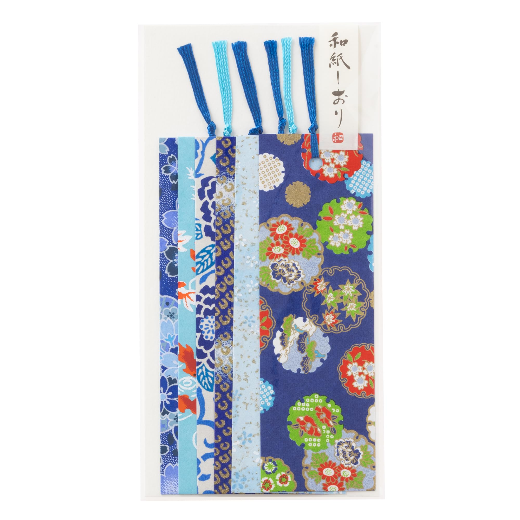Hand-Dyed Yuzen Washi Bookmarks, Set of 6