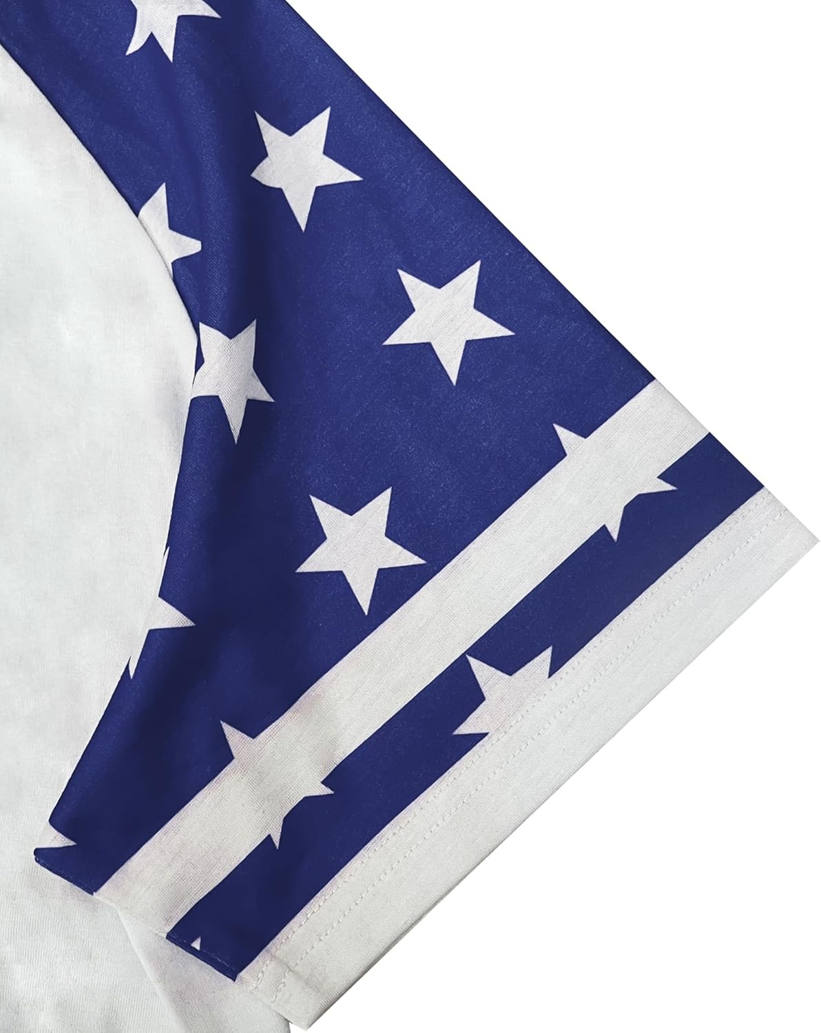 4th of July Shirts Women:USA Color-Blocking Short-Sleeve American Flag Crew Neck Graphic Tee Patriotism T-Shirt - Image 5