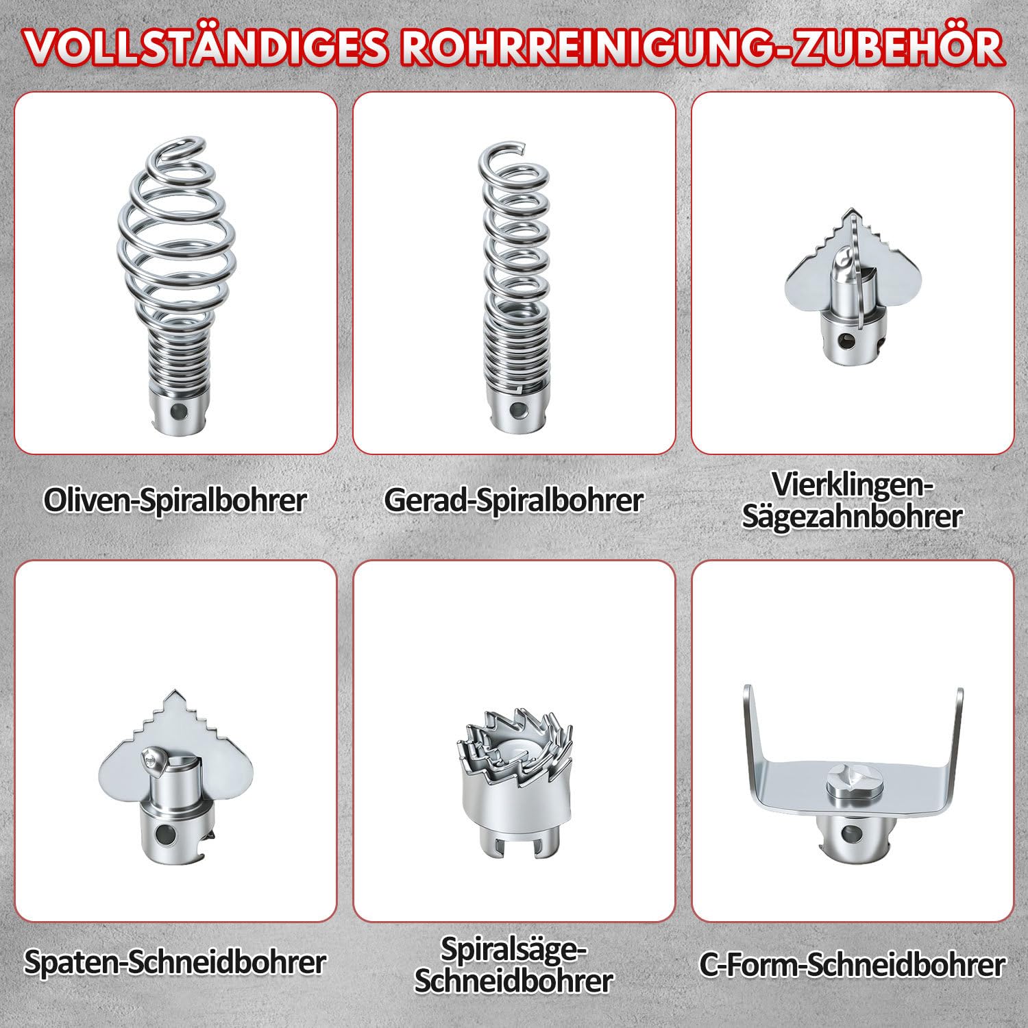 Rohrreinigungsmaschine 500W Elektrische Abflussreiniger