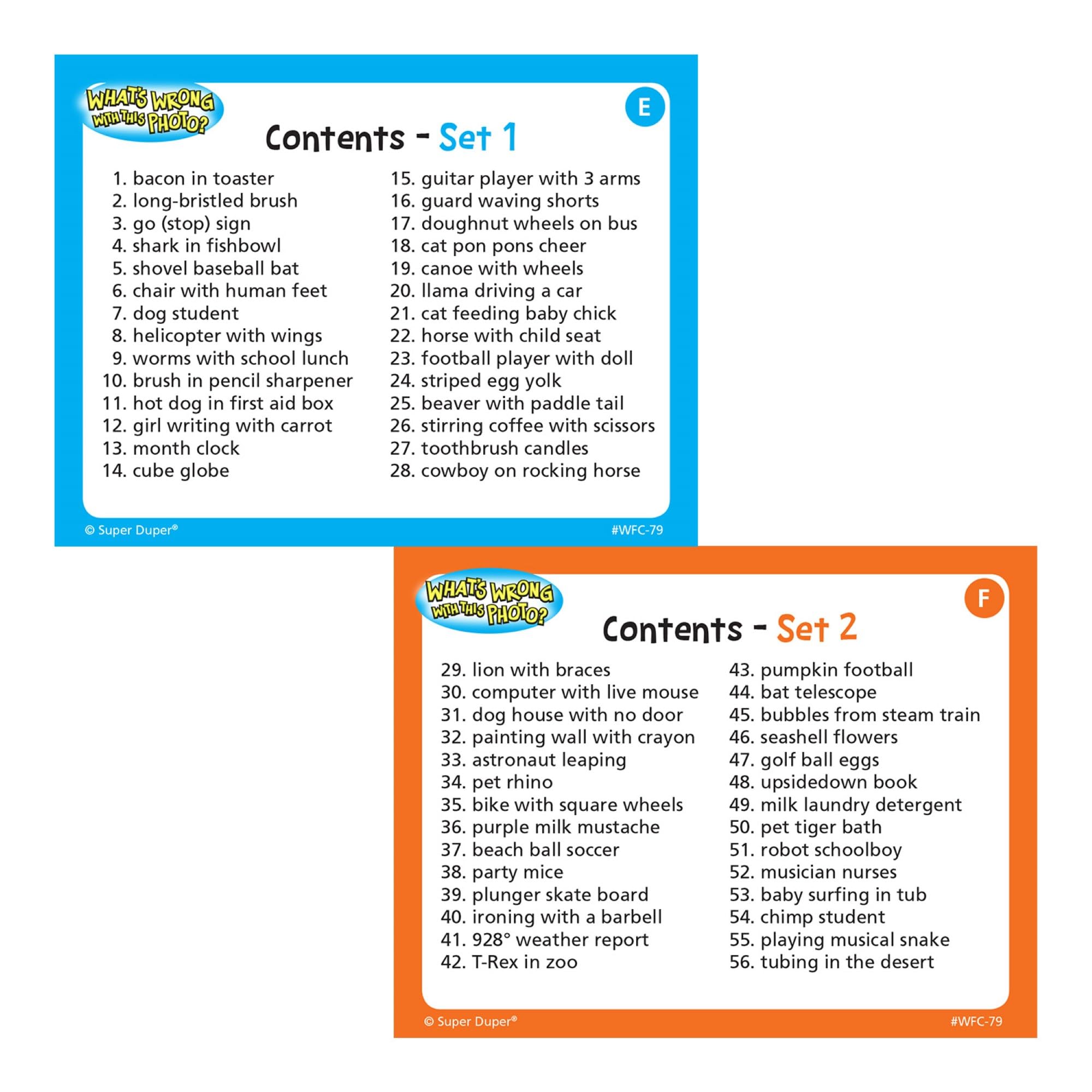 Amazon.co.jp: What 's Wrong Withこのフォト問題解決フラッシュカード