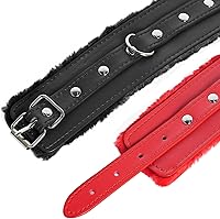 Vista 7 de Rbenxia Esposas de muñeca para adultos de cuero PU cinturón de sujeción de esposas