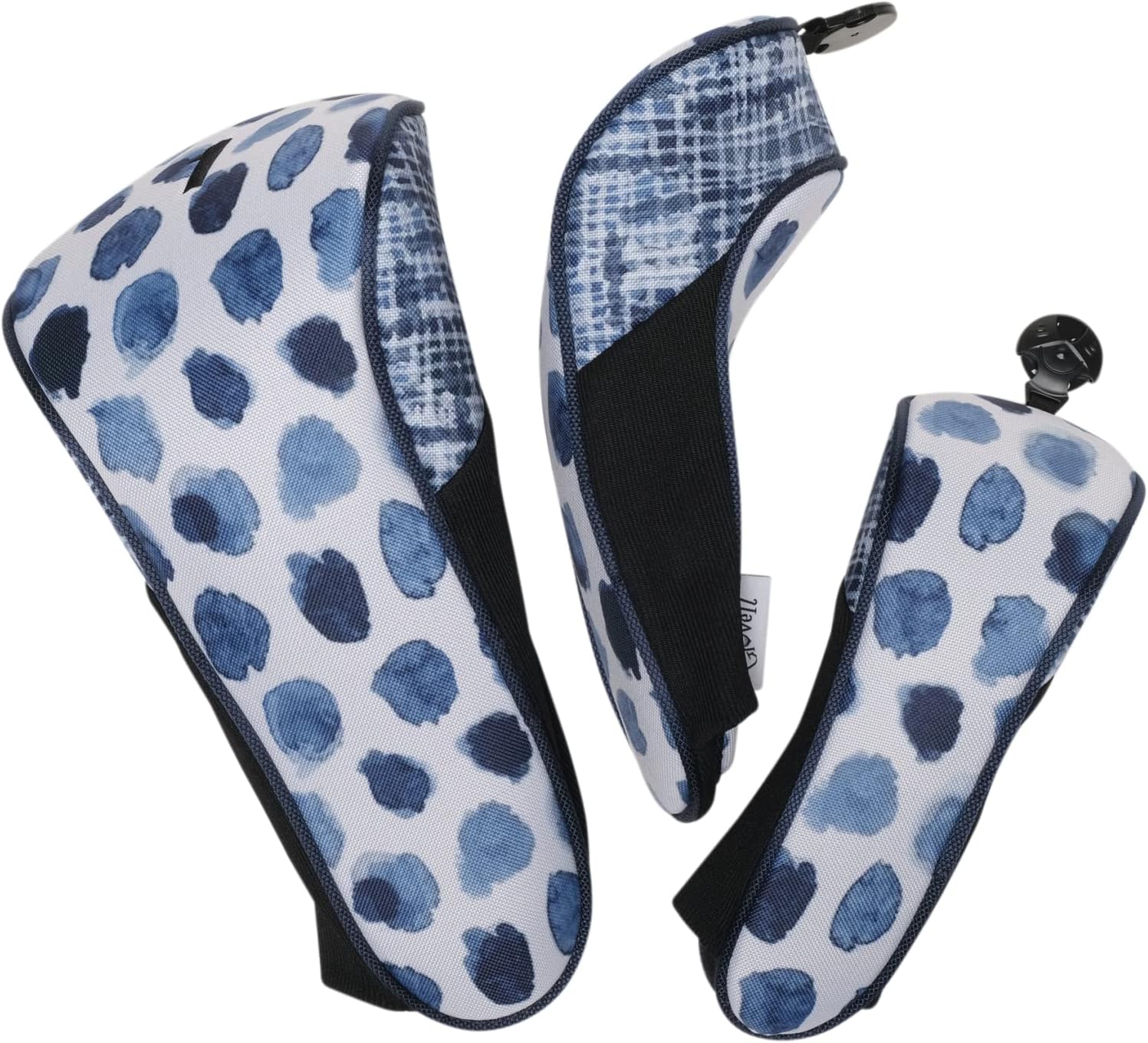 Glove It Golf Club Covers for Women, Set of 3 Numbered Ladies Golf Head Covers for Hybrid, Wood & Driver Clubs, Extra Protection