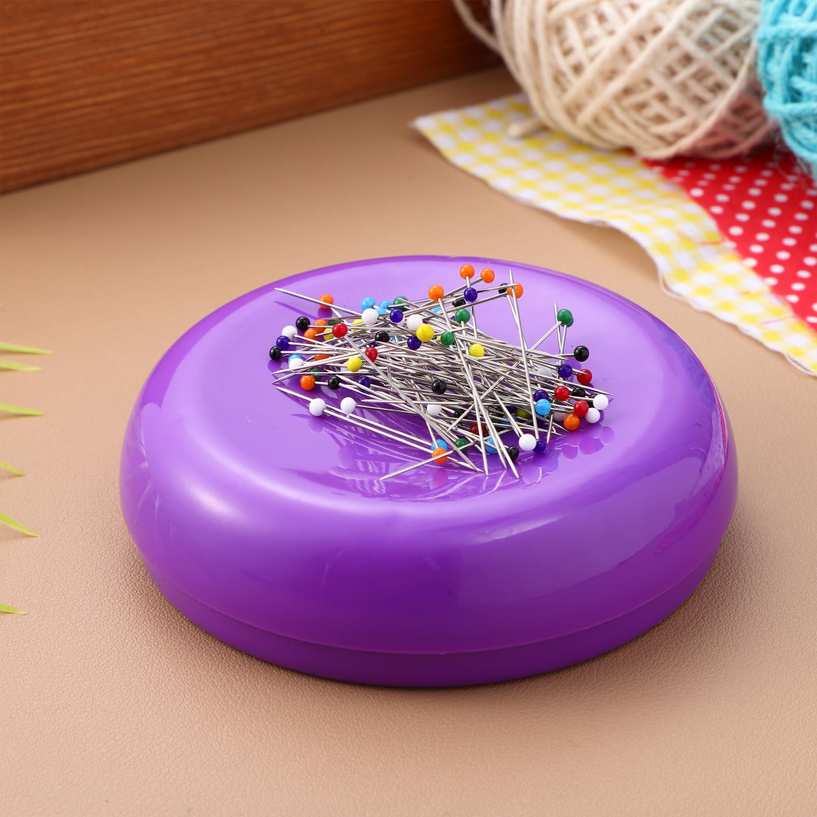 5stücke Magnetisches Nadelkissen Mit Positionierungsnadeln Multifunktionale Aufbewahrungslösung Für Nähzubehör Stark Magnetisch Und Robust Für Verschiedene Nähprojekte
