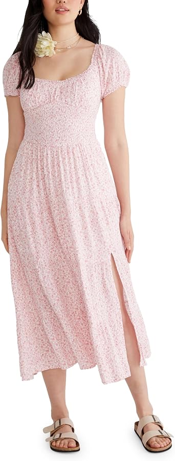 AEROPOSTALE Womens Tiered Midi Dress