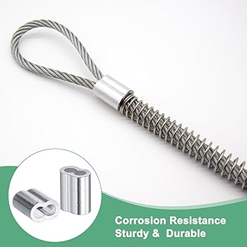 Aluminum Crimping Loop Sleeve For 1/8" Diameter Wire Rope And Cable