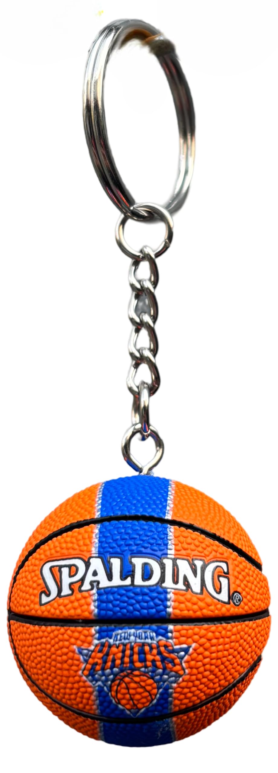 Generico Portachiavi knic palla pallacanestro compatibile knicks nba basket sport gadget accessorio zaino idea regalo uomo donna bambino