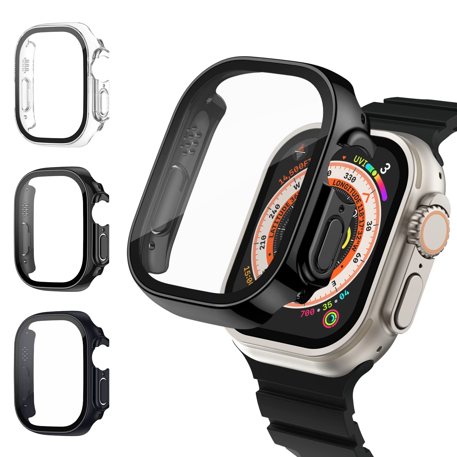 Penguin Kart- Compatible for Apple Watch Ultra & Ultra 2, 49 MM Case Without Screen Protector, Hard Protective Guard Bumper Ultra Thin Full Coverage Edge Cover (49MM, Starlight) (B0BRGCGLLN) Amazon Price History, Amazon Price Tracker
