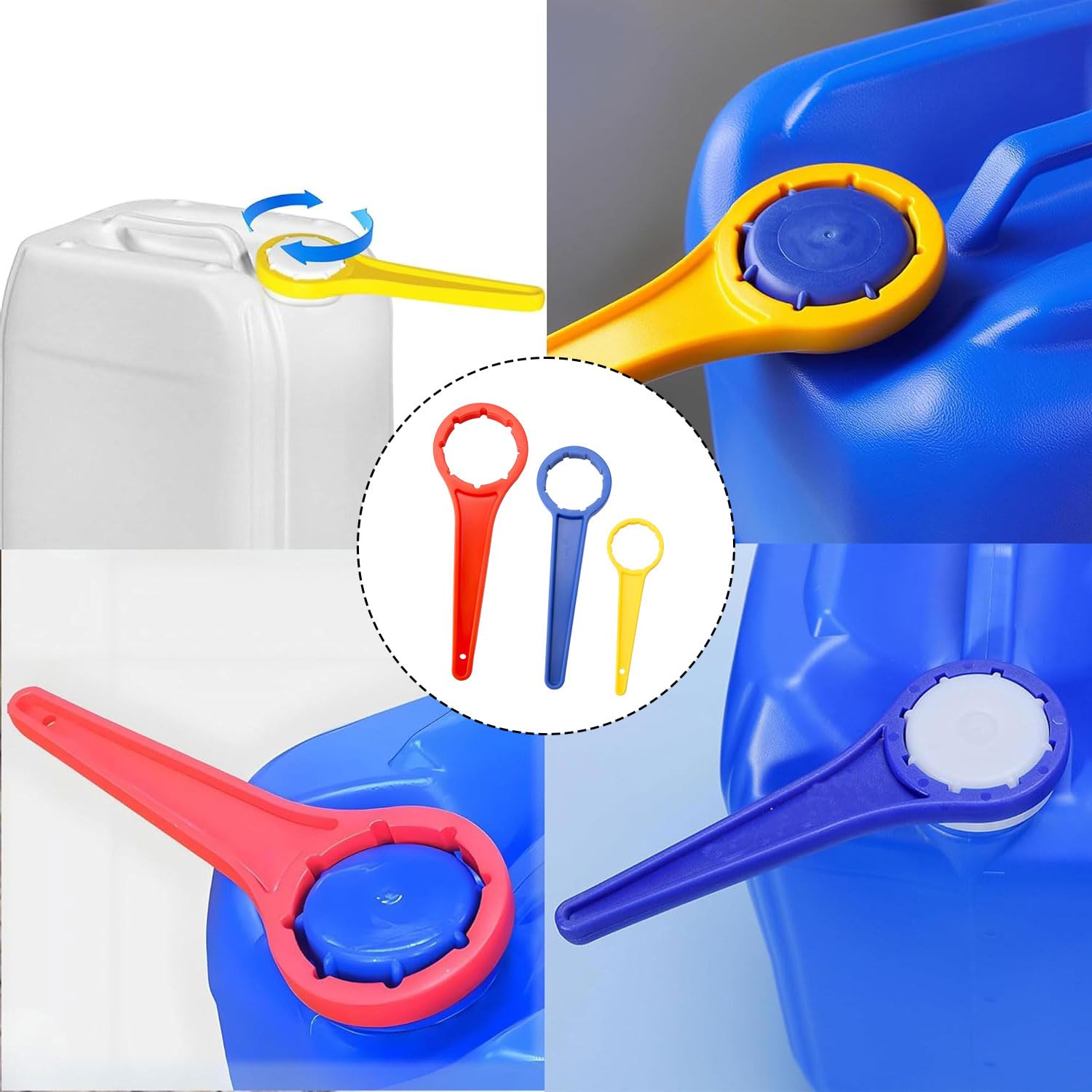 Apriscatole per fusti, chiave per contenitori industriali, utensile rimozione tappi