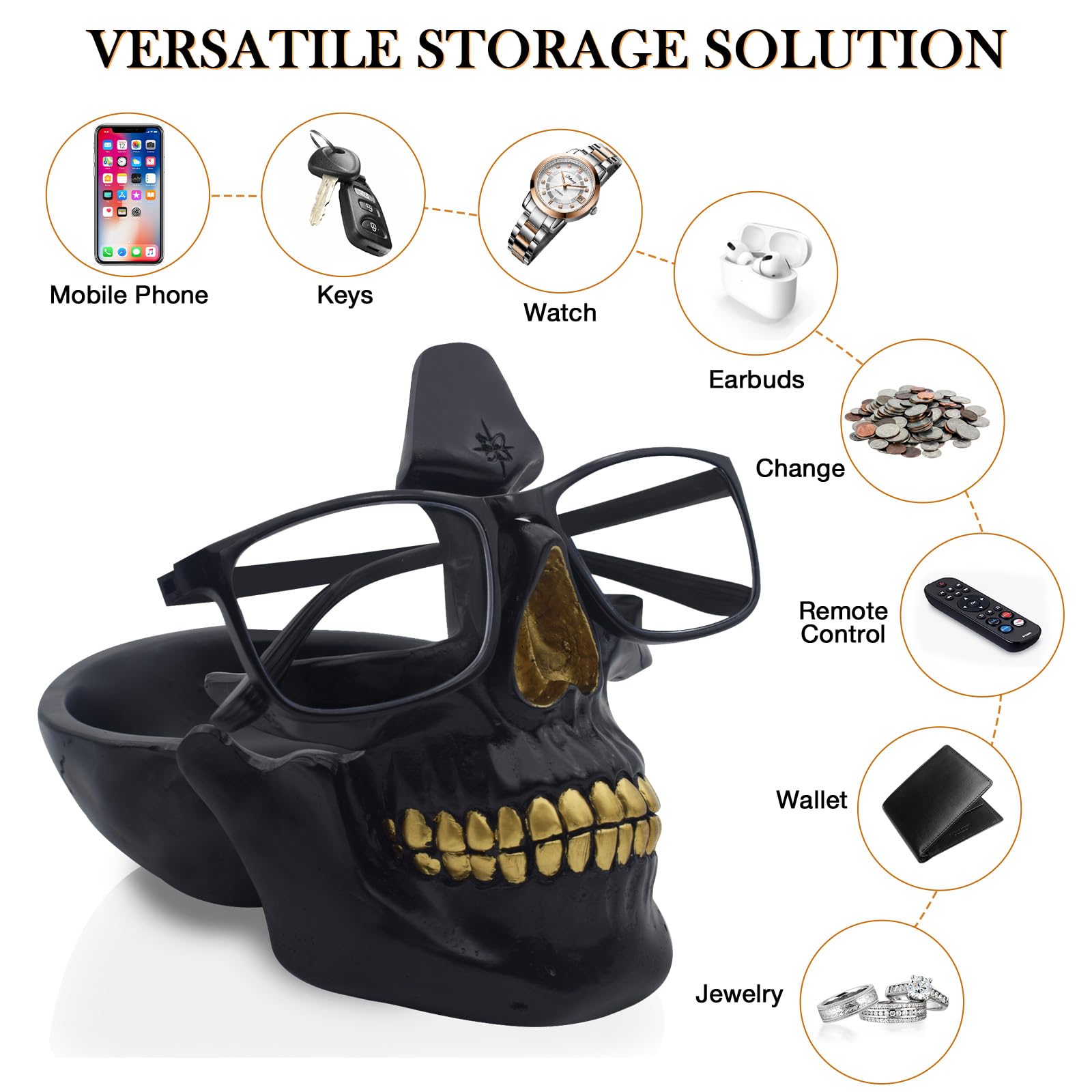 【新品未使用】bone shaped glasses holder bone shaped glasses holder./S/