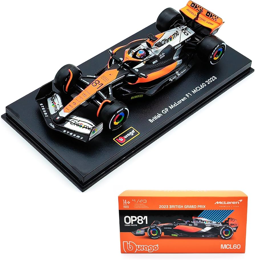 Amazon.com: Xiangtat 1/43 P2 British GP F1 MCL60 2023#81 Oscar Amazon.com: Xiangtat 1/43 P2 British GP F1 MCL60 2023#81 Oscar
