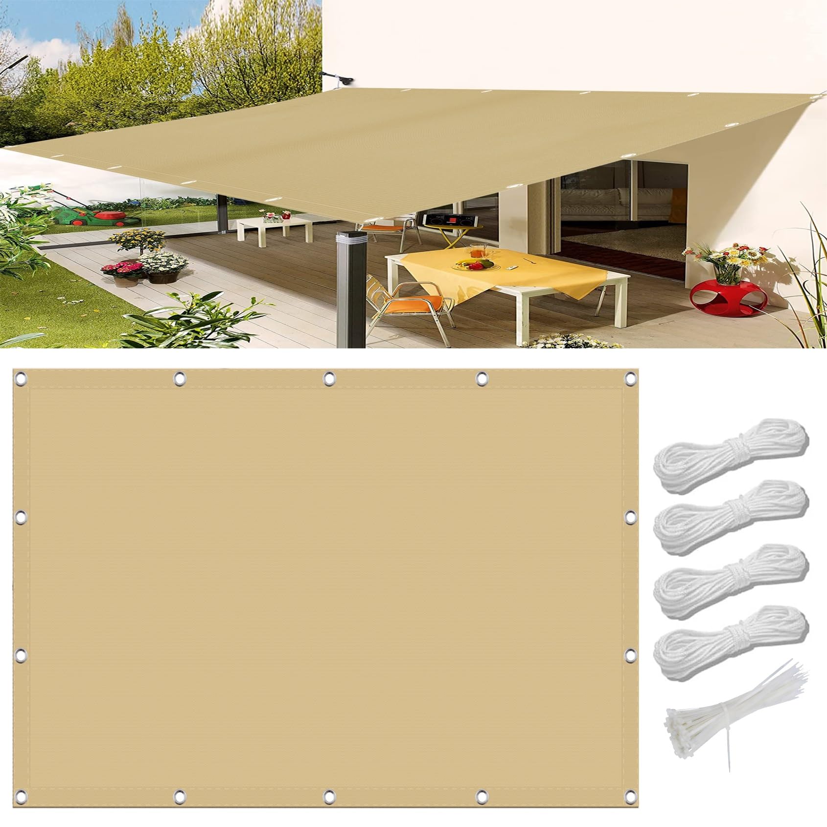 Amazon.co.jp: オーニングテント サンシェード オーニング 1.4 x 6.5 m