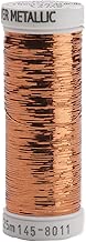 Sulky Of America 215d 40wt Sliver Metallic Nylon/Polyester Thread, 250 yd, Light Copper - coolthings.us