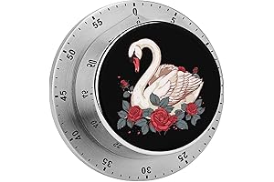 Pretty Animal Flower Swan Mini Kitchen Timer