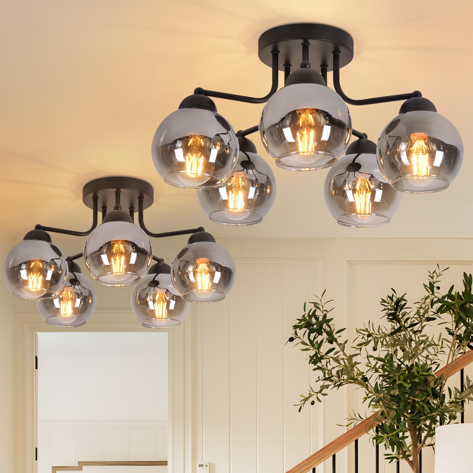 Kowanie Deckenleuchte e27 Glas