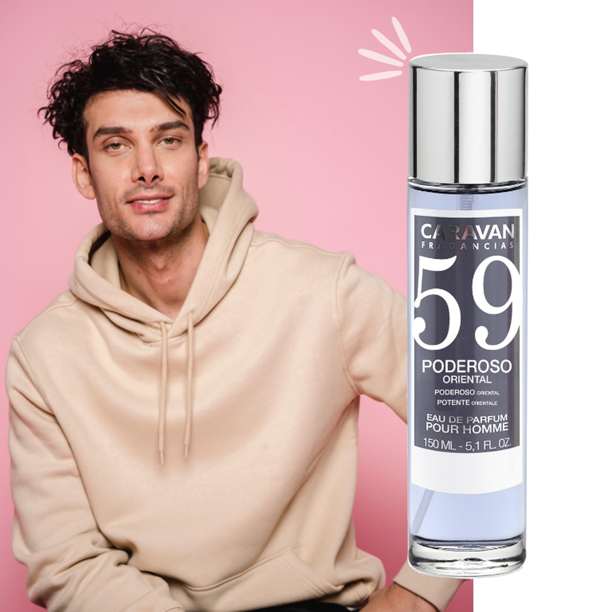 Set de 6x 150ml Caravan perfume de hombre Nº59