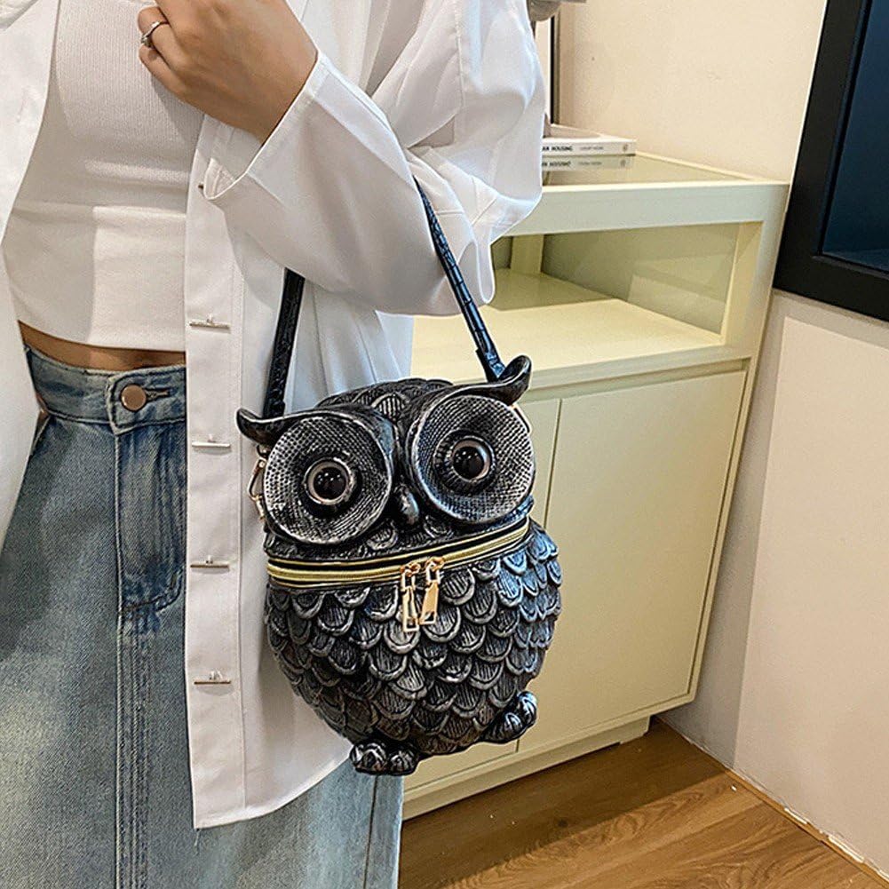 Torba na ramię z sową, gotycka torba na ramię, nowe etui na telefon, dla kobiet, podróży, zakupów, pracy, na co dzień, modne akcesoria