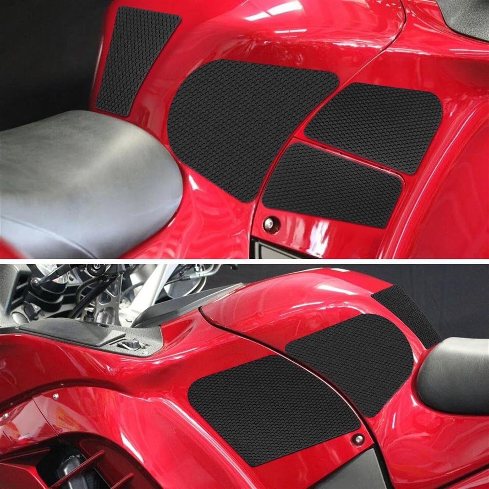 Moto Adesivo in Gomma Side Grip Pad Antiscivolo Protezione del Serbatoio del Carburante Decalcomania per Kawasaki GTR1400 Concours 14 2010-2022 Protezione del Cuscinetto del Serbatoio