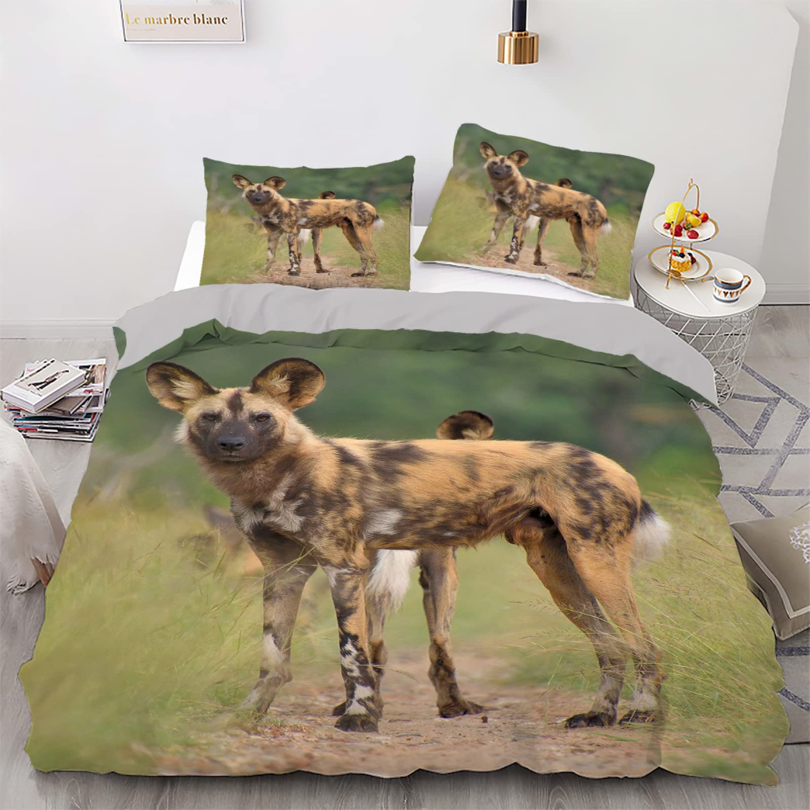 Parure de lit 220x240 adulte grise en fibre superfine confortable avec 2 taies