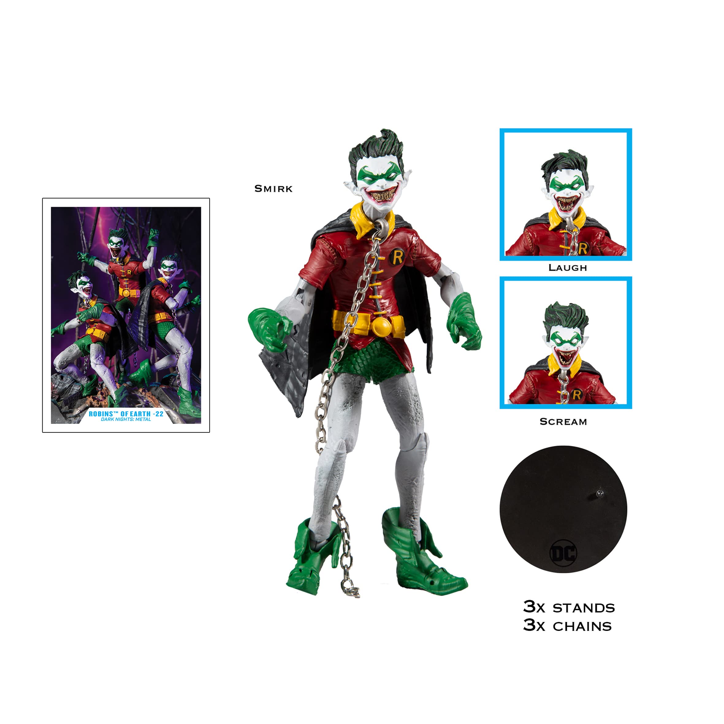 McFarlane DC COLLECTOR MULTIPACK - BATMAN WHO LAUGHS W/ROBINS OF EARTH -22