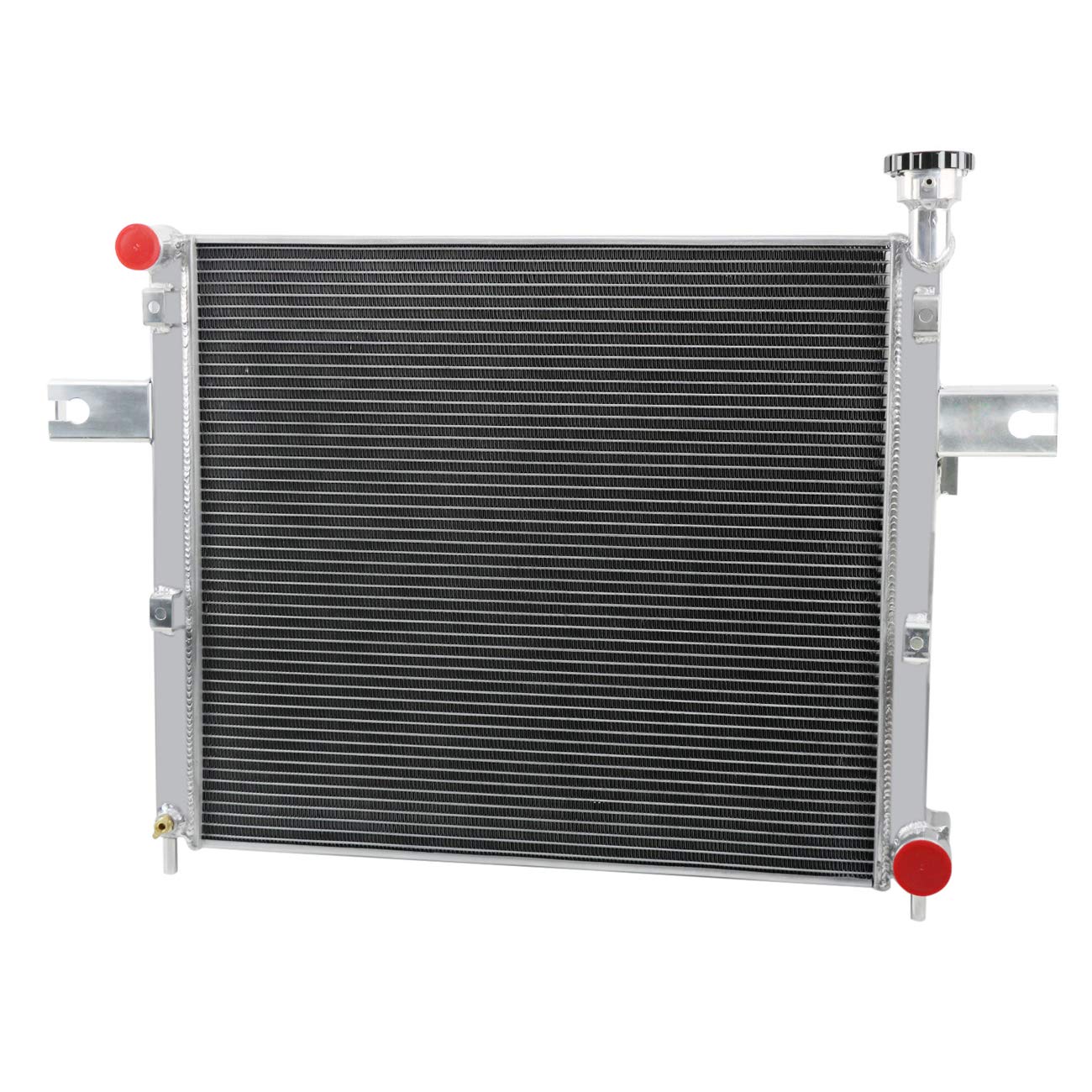 CoolingSky 2 Row All Aluminum Radiator Compatible with 2006-2010 Jeep Commander 3.7 4.7/1999-10 Grand Cherokee 3.0L 3.7L 4.7 V6 6.1L V8