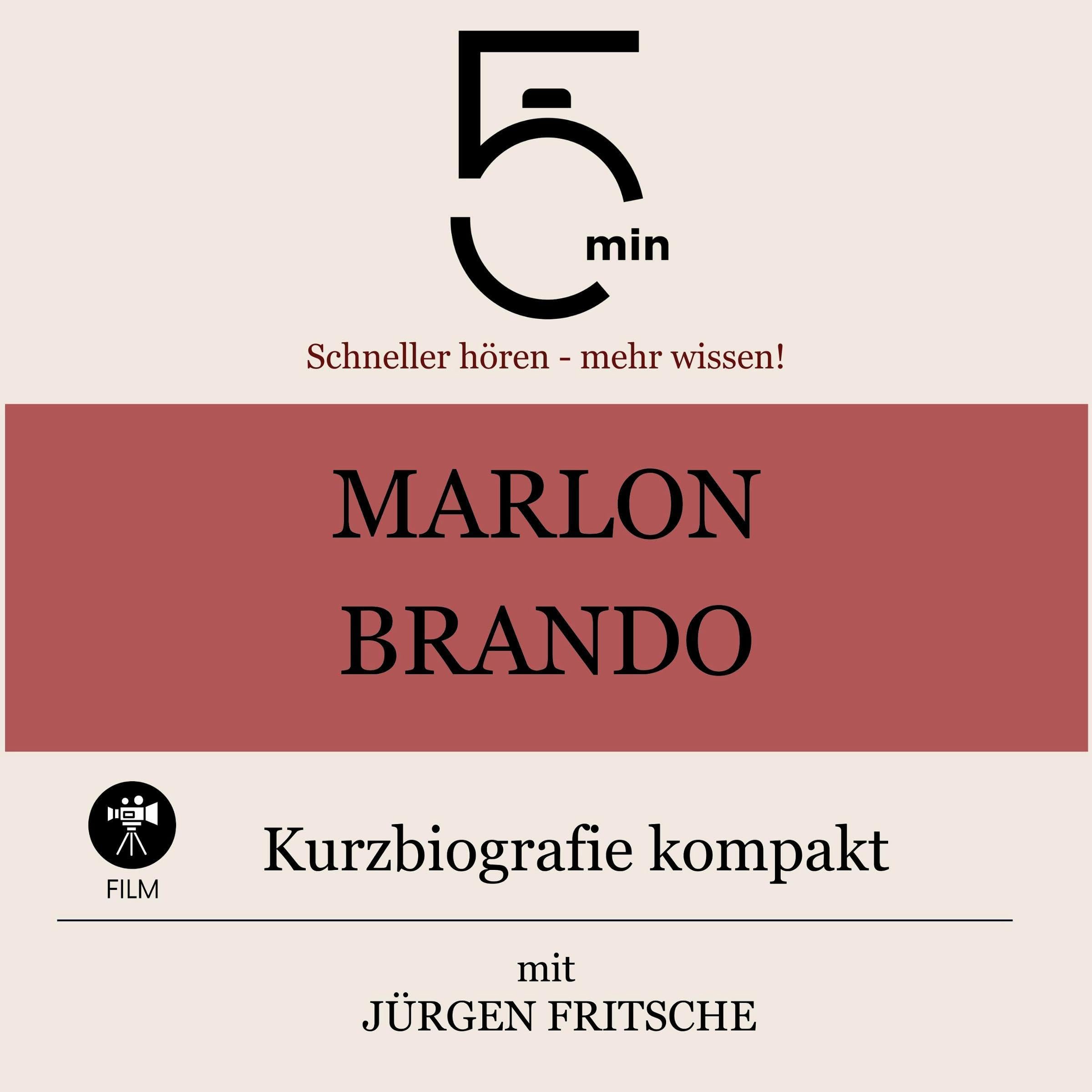 Cover art for Marlon Brando - Kurzbiografie kompakt
