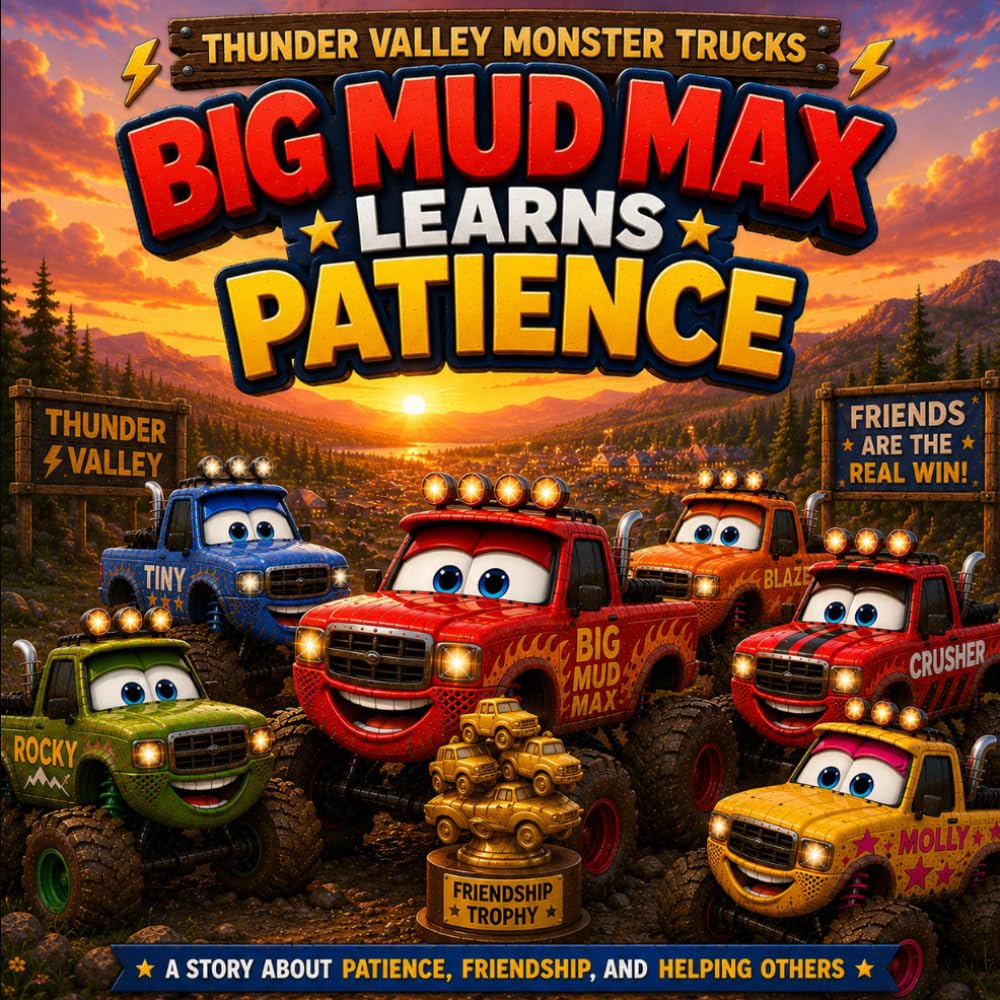 Big Mud Max Learns Patience (Thunder Valley Monster Trucks)
