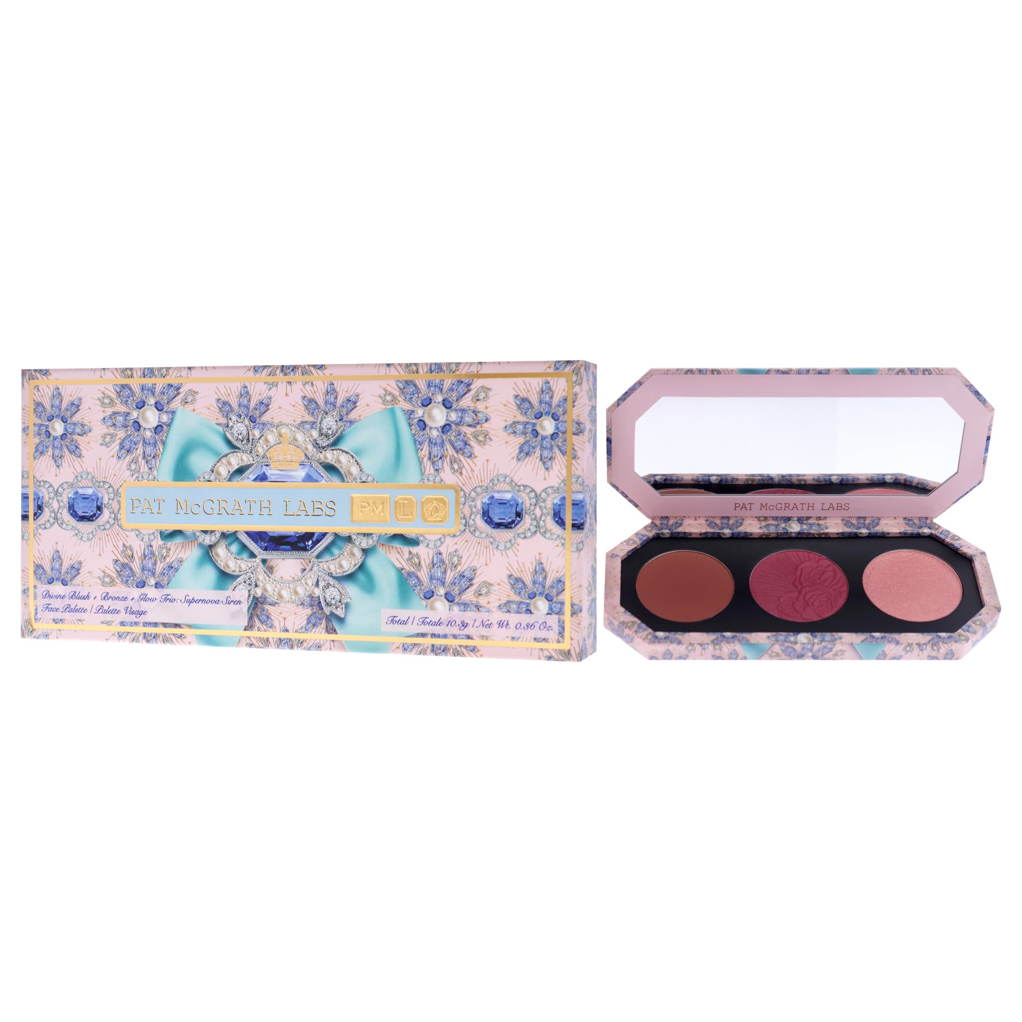 Divine Blush Plus Bronze Plus Glow Trio - Supernova Siren by Pat Mcgrath Labs for Women - 0.36 oz Makeup