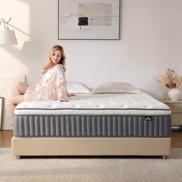 SNFPNE Full Size 12 Inch Hybrid Mattress