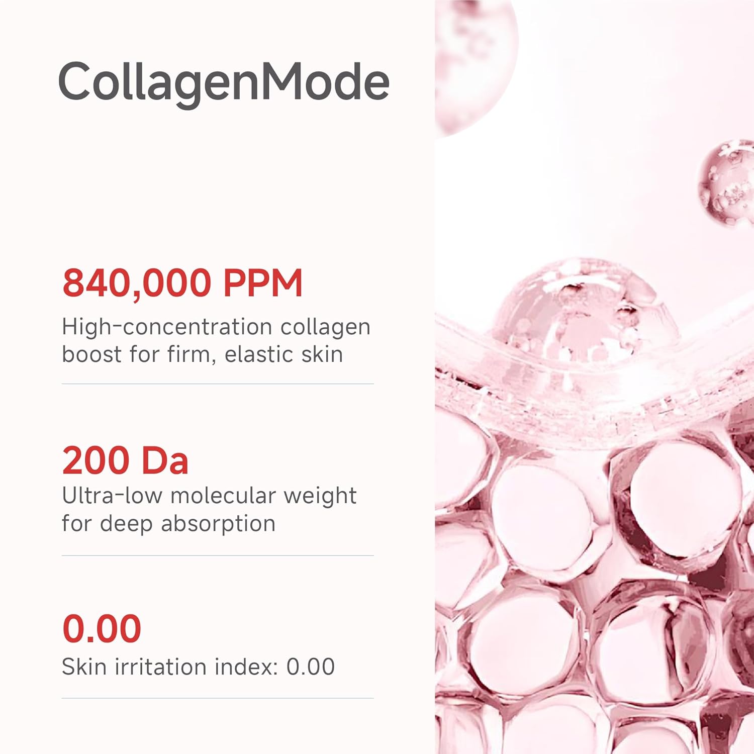 CDL Low Molecular Collagen Face Lifting Mask - Glowing, Firming & Deep Hydrating Korean Hydrogel Sheet Mask for Glass Skin Elasticity, Phyto PDRN Anti-Aging Skincare (10 Sheets) - Image 3