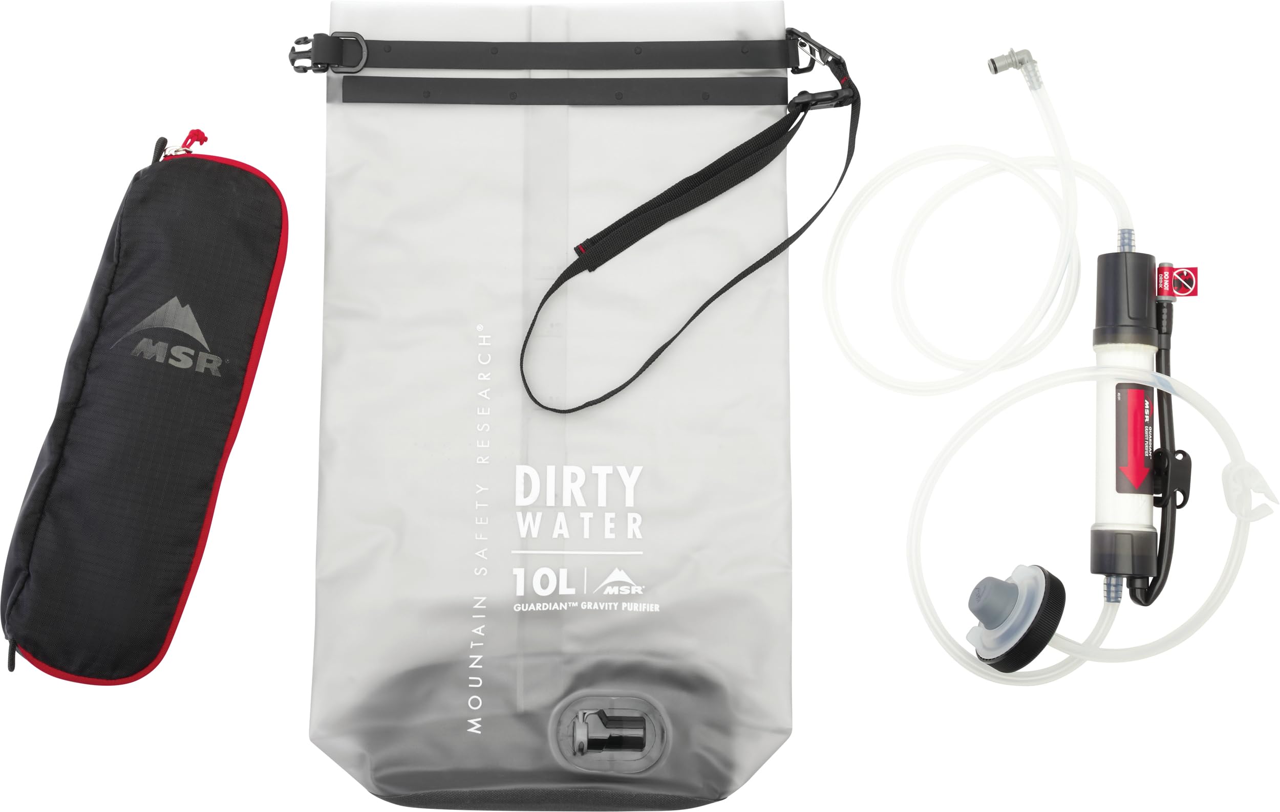 MSR Guardian Gravity - Purificador de Agua para Uso en el Campo, Viajes globales y preparación para emergencias