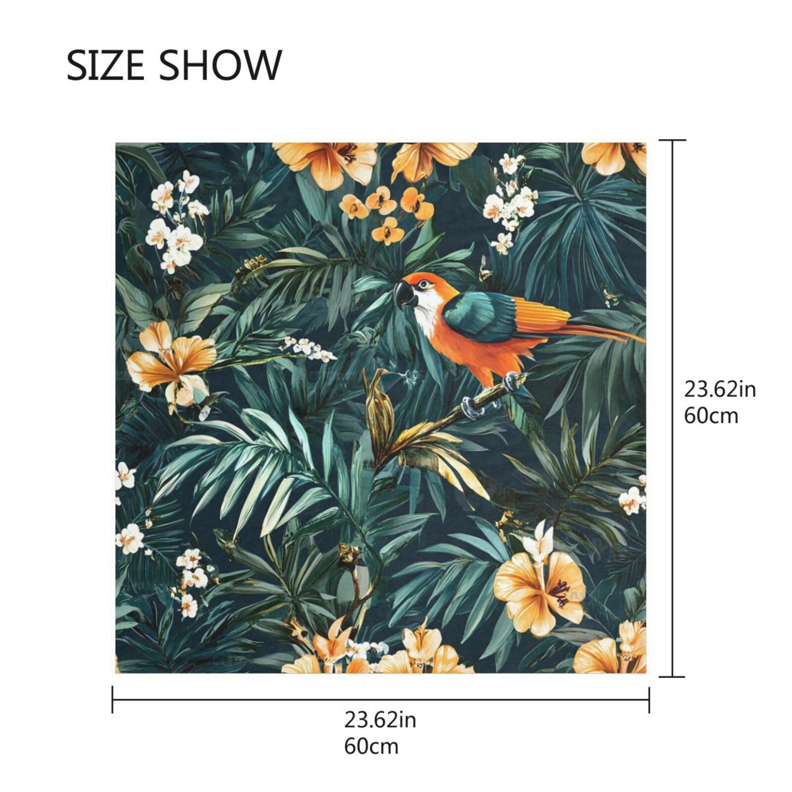 BOESI Graffiti Flower and Bird Pattern Women's Headband, 23.62