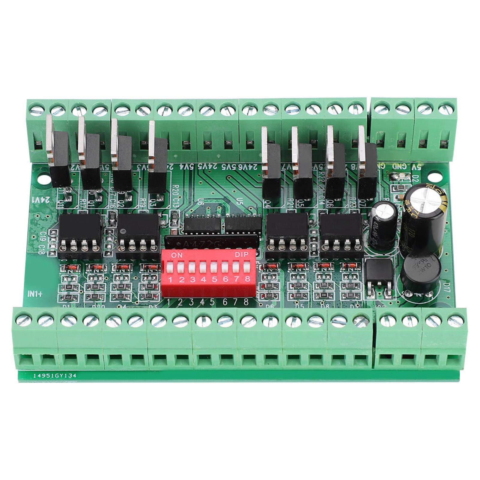 Convertitore Di Livello Lineout, Modulo Di Conversione Del Segnale 8 Canali Npn/Pnp a Npn 5v / 24v Convertitore Di Livello Squarewave 10mhz 8-5v24v