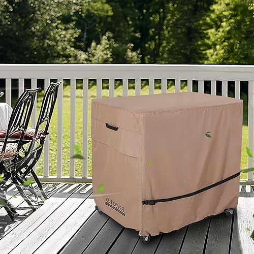 Miniatura 6 de ULTCOVER Cubierta impermeable de 80 a 100 cuartos de galón para hielera para patio, 40 pulgadas de largo x 20 pulgadas de ancho x 34 pulgadas de alto
