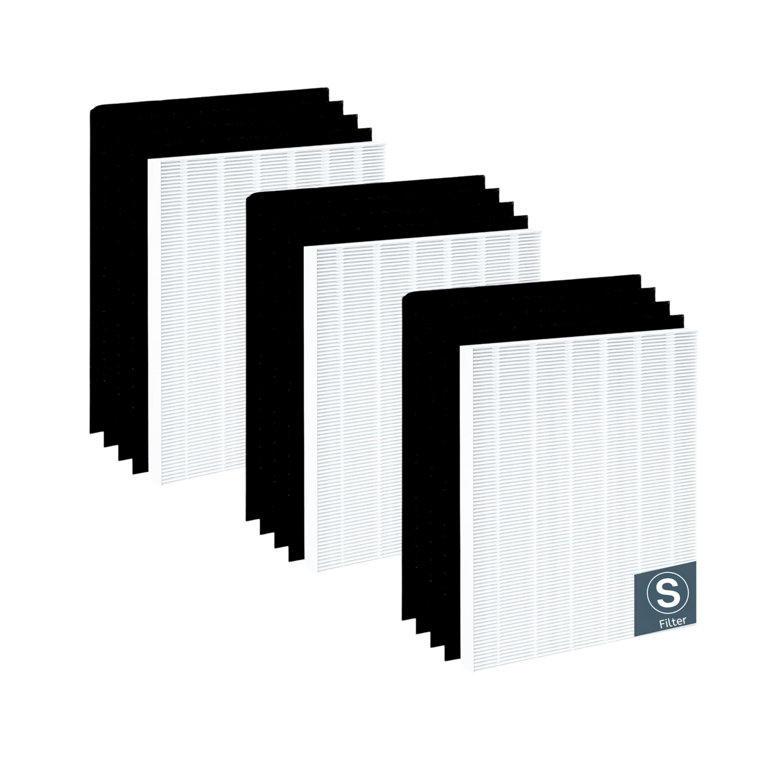 Nispira C545 HEPA Filter Replacement Ture HPEA For Winx C545 Air Purifier, P150, B151, 9300, Part Filter S 1712-0096-00 & 2522-0058-00, 113050 3 Sets