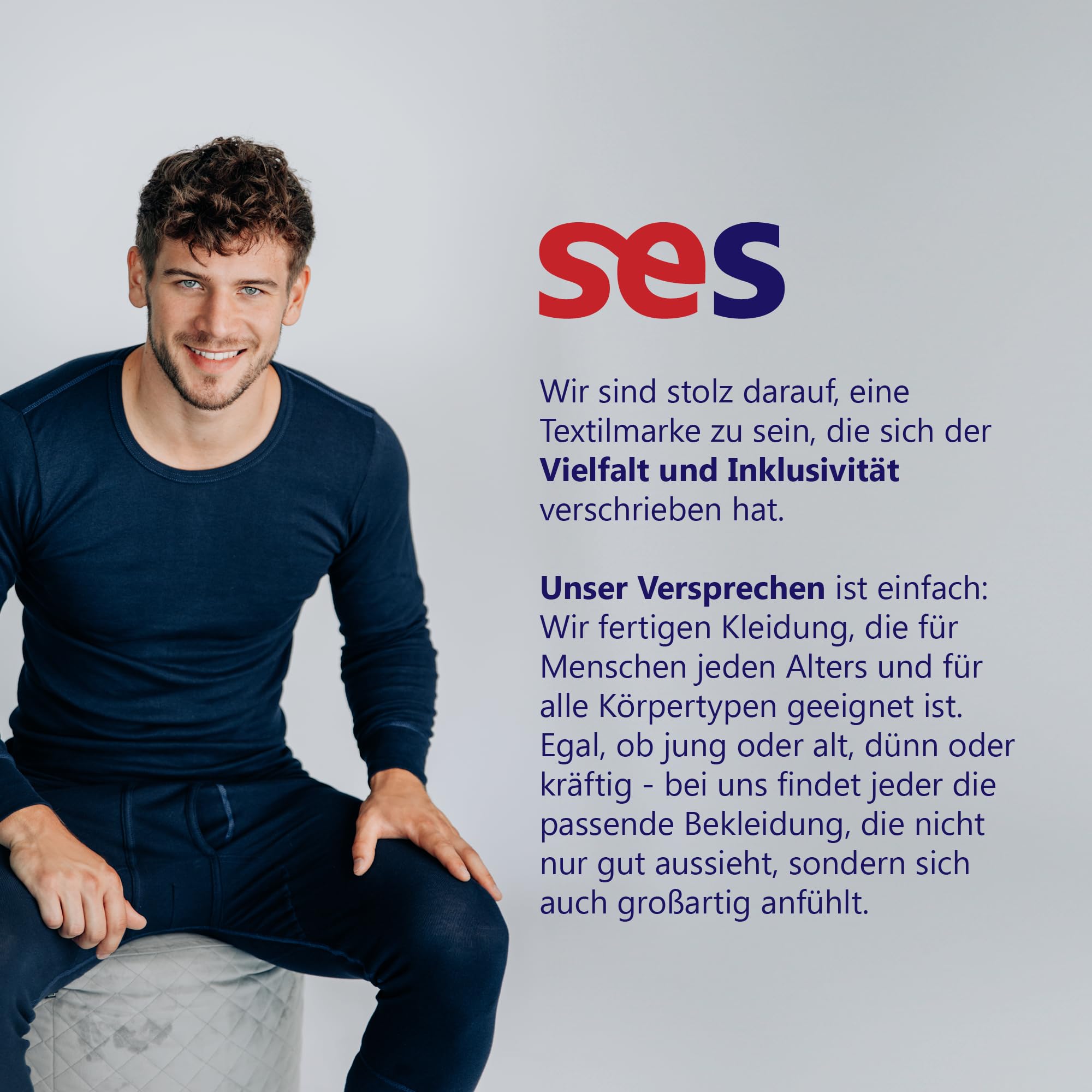 SES Maglietta a maniche lunghe da uomo, confezione da 2 pezzi, S – 4XL, a costine sottili, da uomo, a maniche lunghe, in cotone di alta qualità, misto poliestere, a maniche lunghe, da uomo