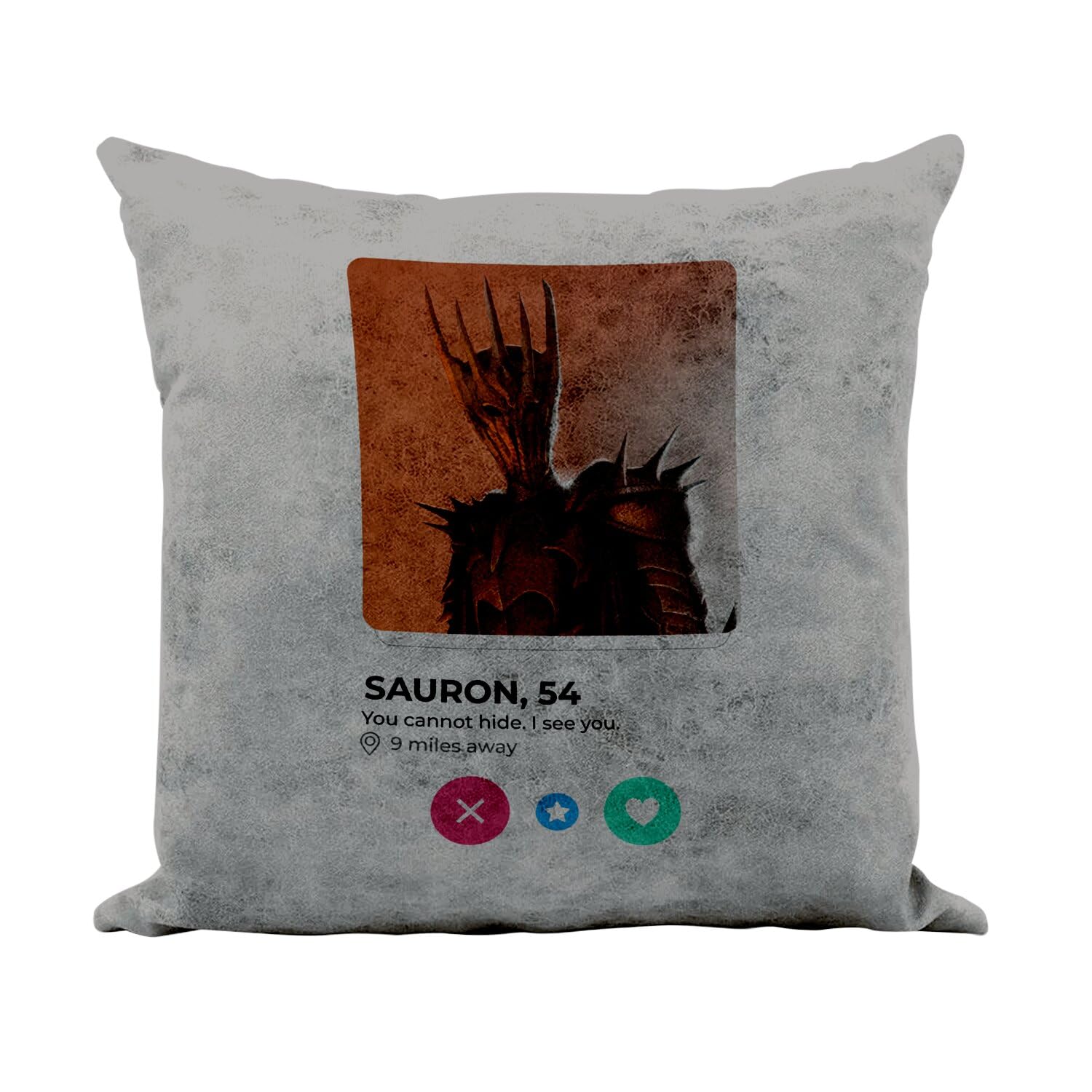 Coussin similicuir gris 40x40 cm housse et garnissage