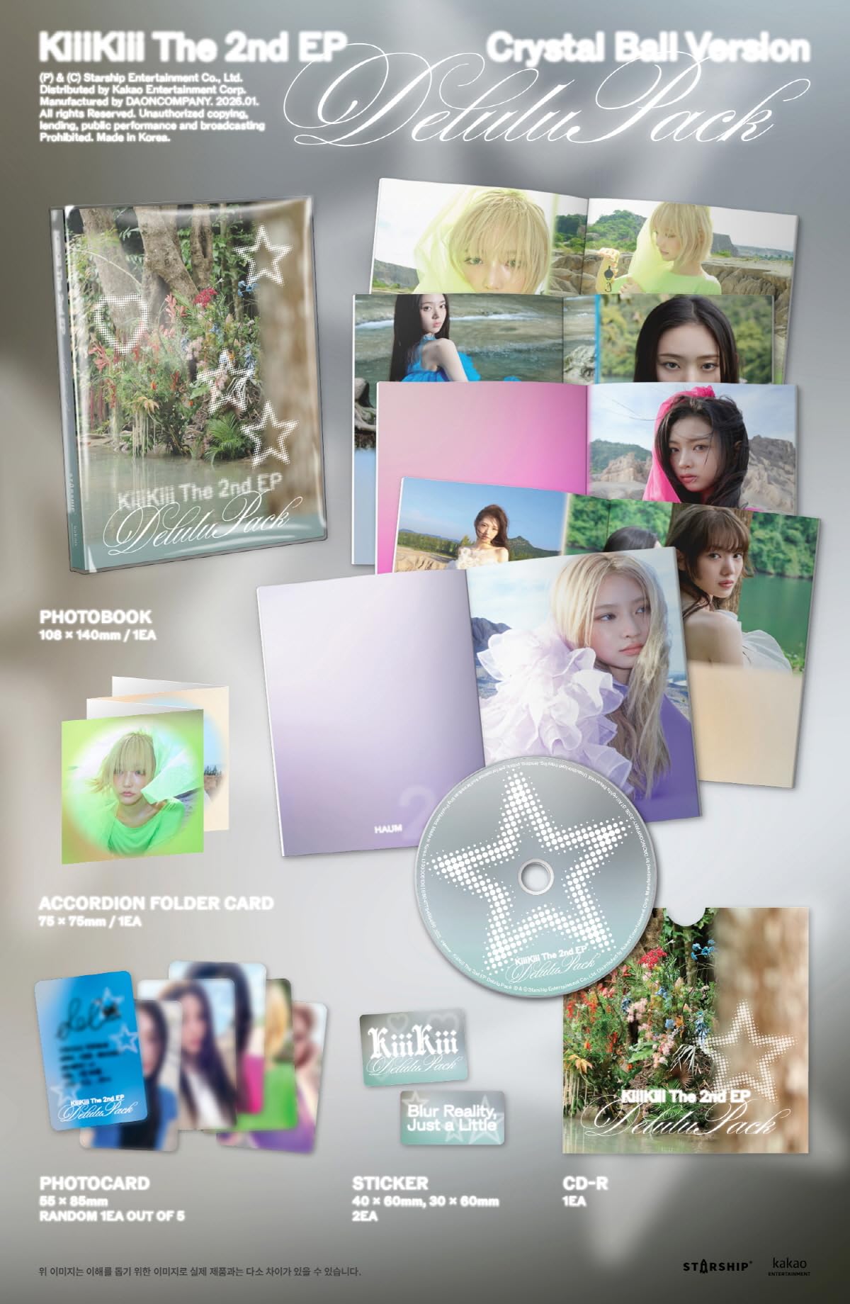 Amazon.co.jp: キキ KiiiKiii Delulu Pack 2nd EP Album [韓国盤] (3