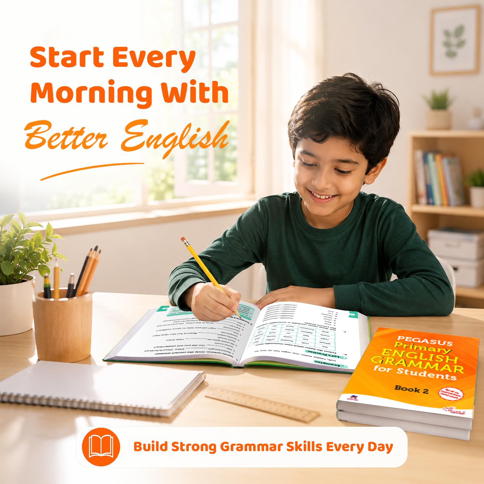 Pegasus Primary English Grammar for Class 2 Students