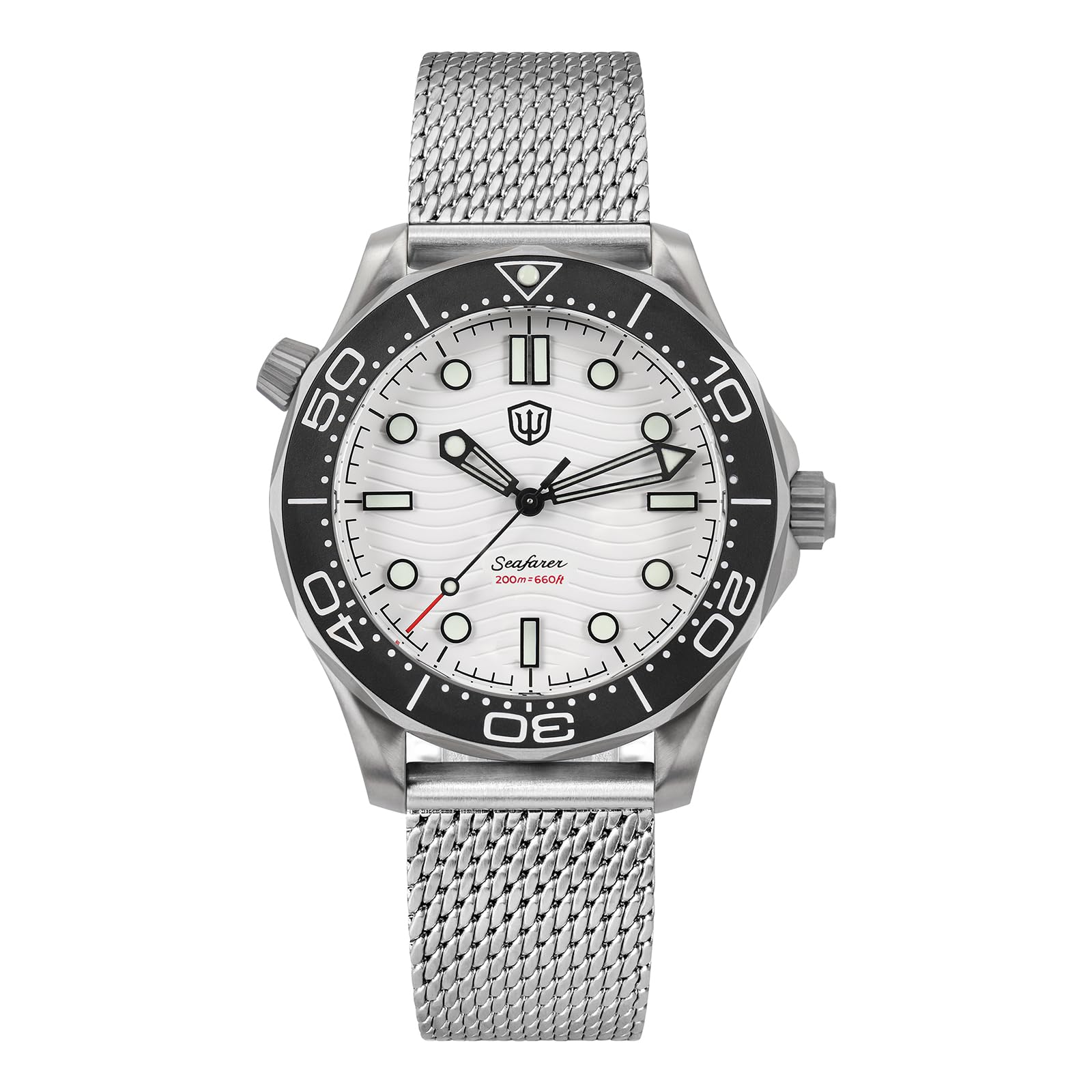 watchdives WD007Q V2 42 mm Titanium NTTD zegarek do nurkowania, Japonia VH31 Sweep Second zegarek kwarcowy, zakrzywione szkło szafirowe zegarek na rękę 200 m wodoszczelny zegarek