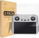 Mr.Shield Screen Protector compatible with DJI Mini 3 / Mini 3 Pro/Mini 4 Pro RC/DJI RC 2 [Tempered Glass] [3-PACK] [Japan Glass with 9H Hardness]
