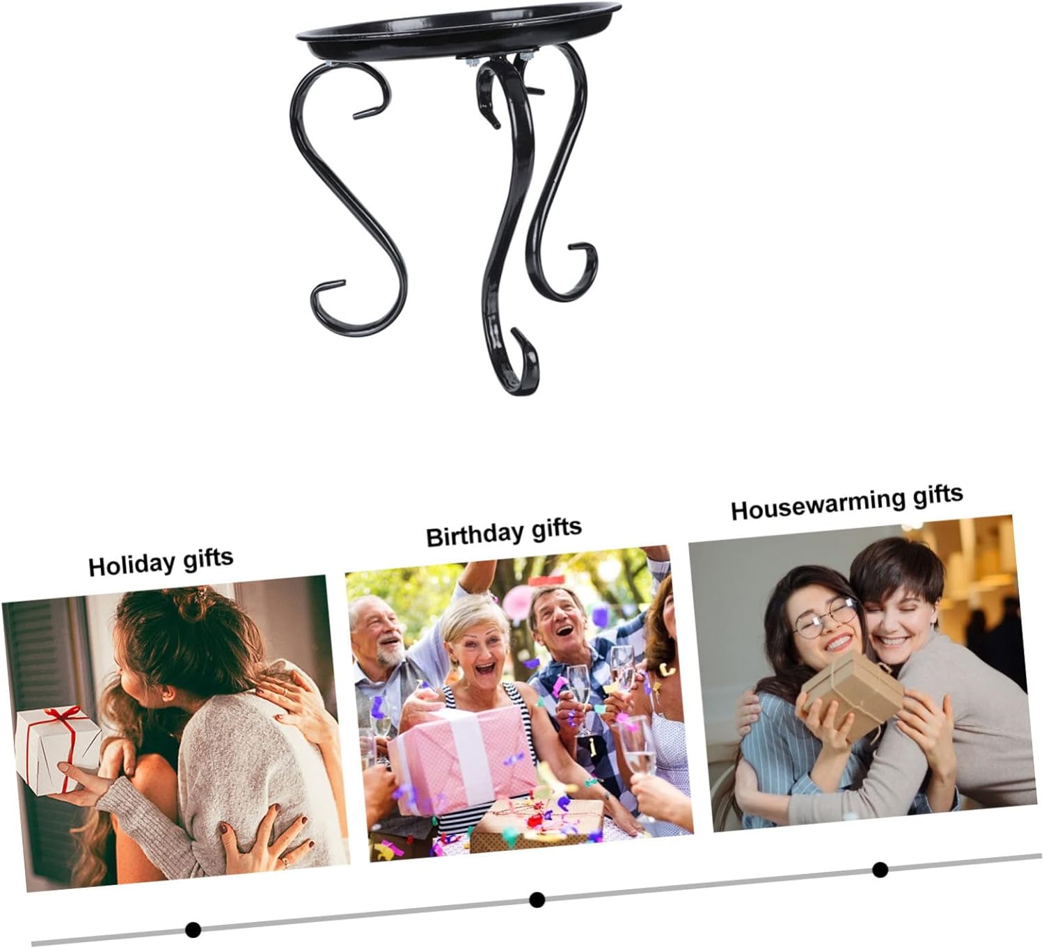 Flowerpot Rack Iron Art Stand Plant Display Outdoor Decoration Flower Shelves