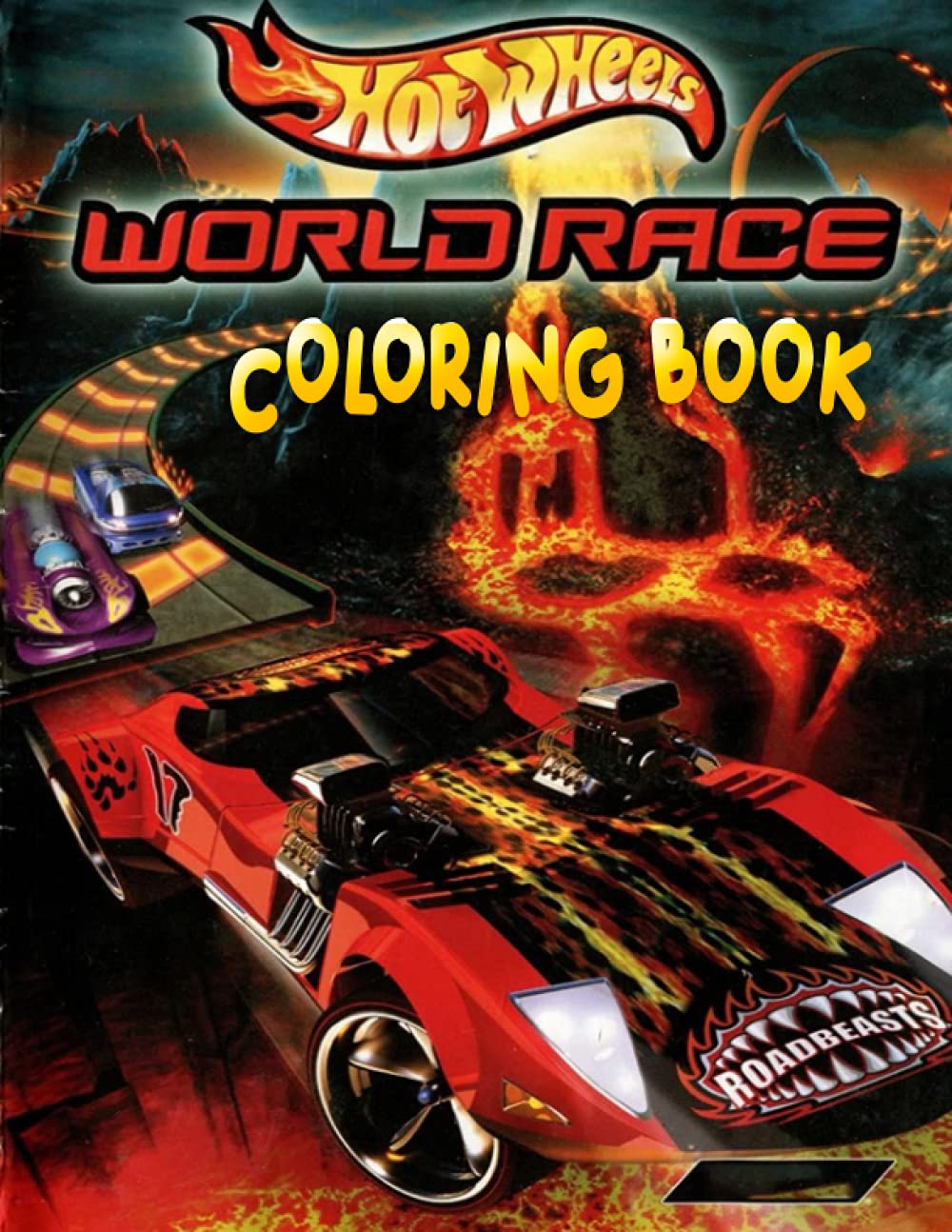 Buy Hot wheels world race coloring book: Amazing coloring book,Great ...