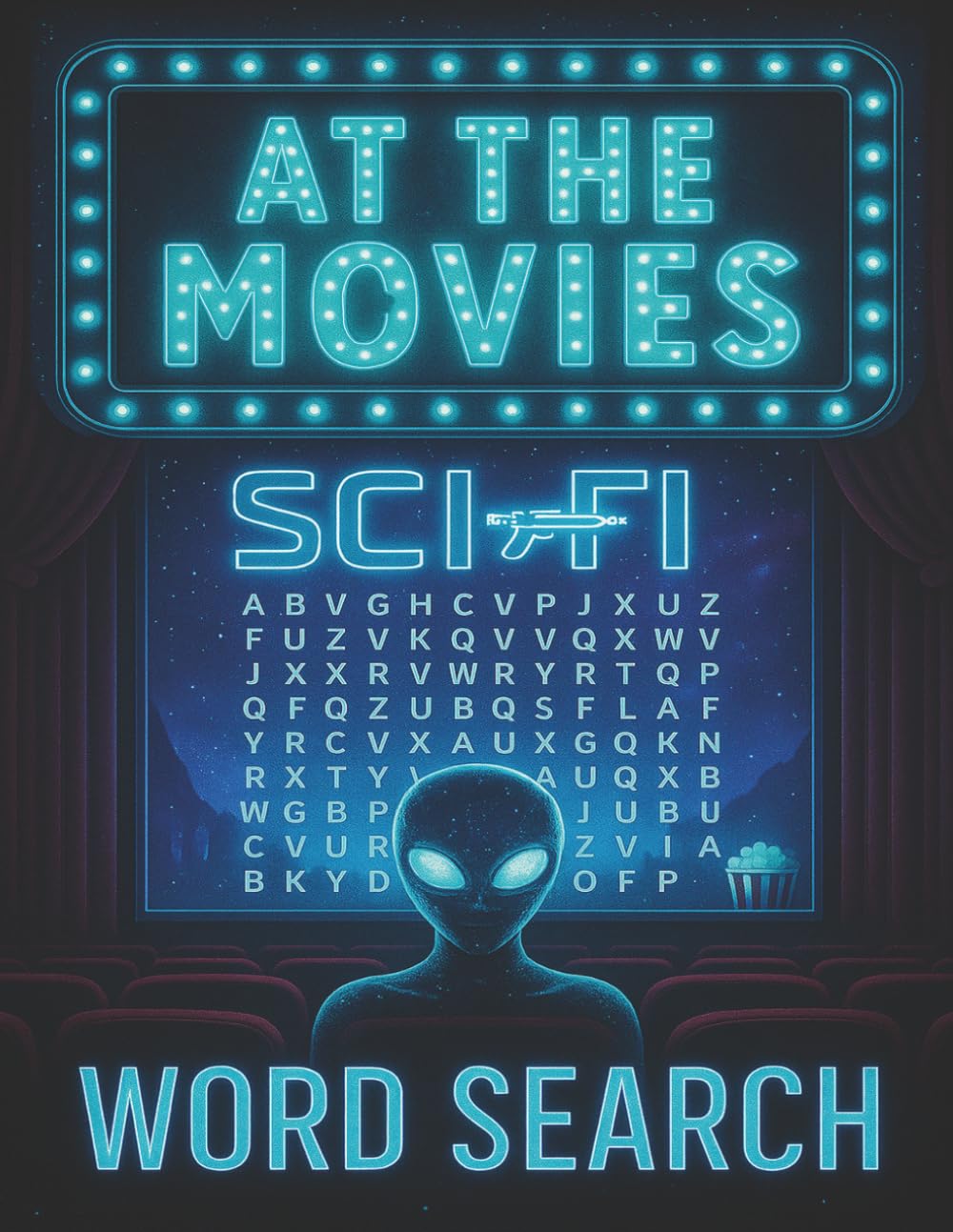 At The Movies: Sci-Fi: 62 Sci-Fi Movie-Inspired Word Searches Featuring Trivia, Quotes, & Film Facts (Large Print 8.5 x 11) (AT THE MOVIES WORD SEARCHES)