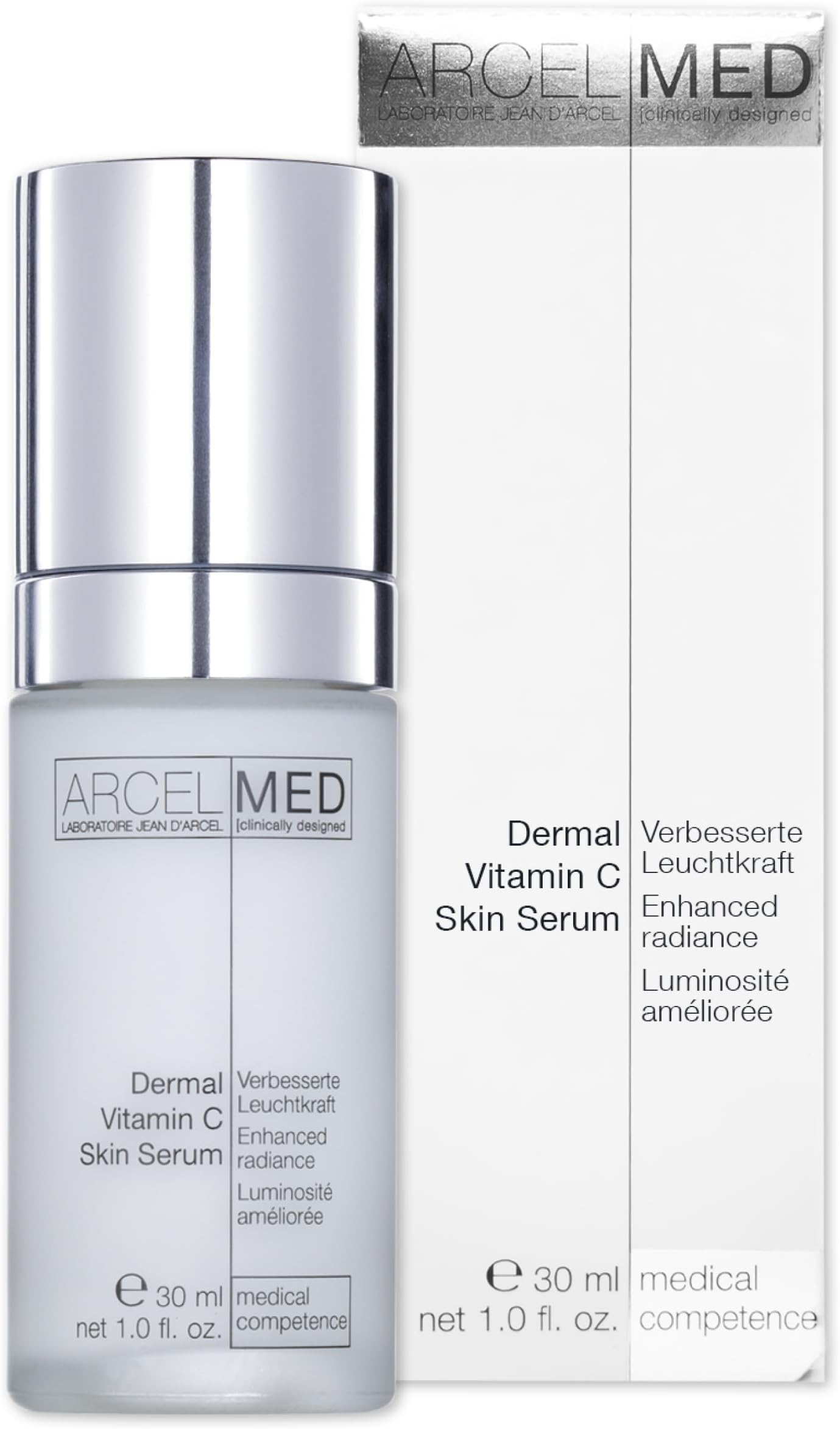 JEAN D'ARCELArcelmed Dermal Vitamin C Skin Serum - Concentrate - with Firming Instant Effect - Increases Skin Elasticity - 30 ml