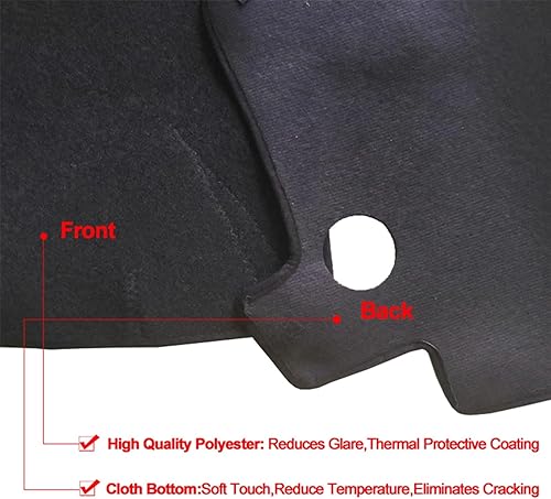 Miniatura 6 de Cubierta del tablero de instrumentos del coche, alfombra para chevrolets Cruze 2009 2010 2011 2012 2013 2014 parasol auto mat anti-sol (color  RHD