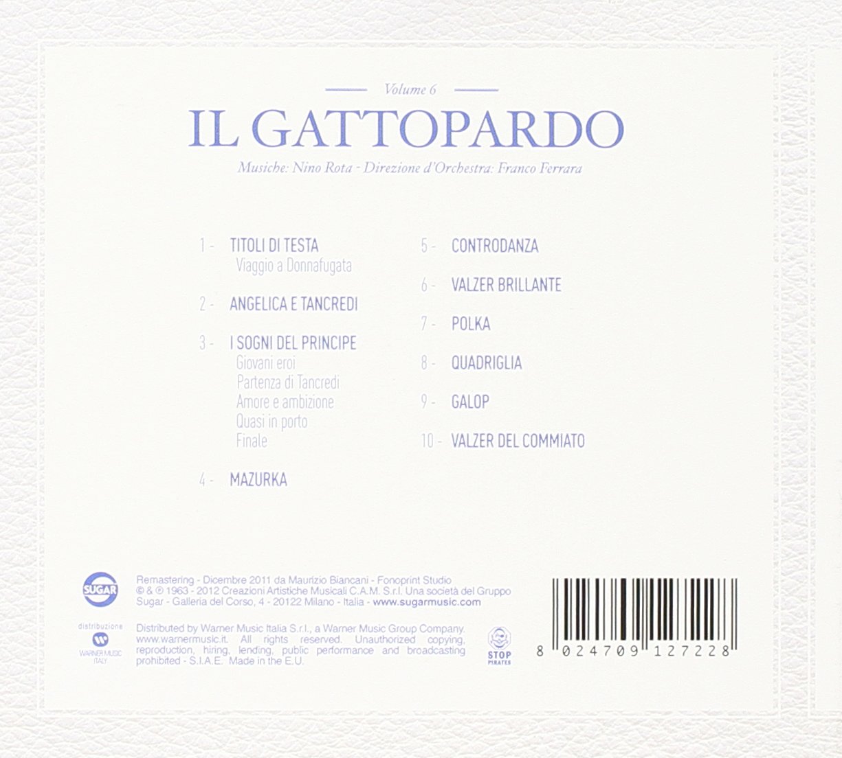 Il Gattopardo Original Soundtrack