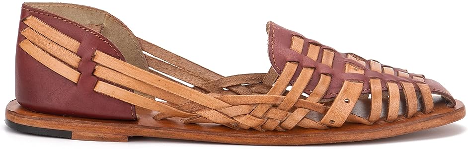 Pointed toe huarache flats Clearance