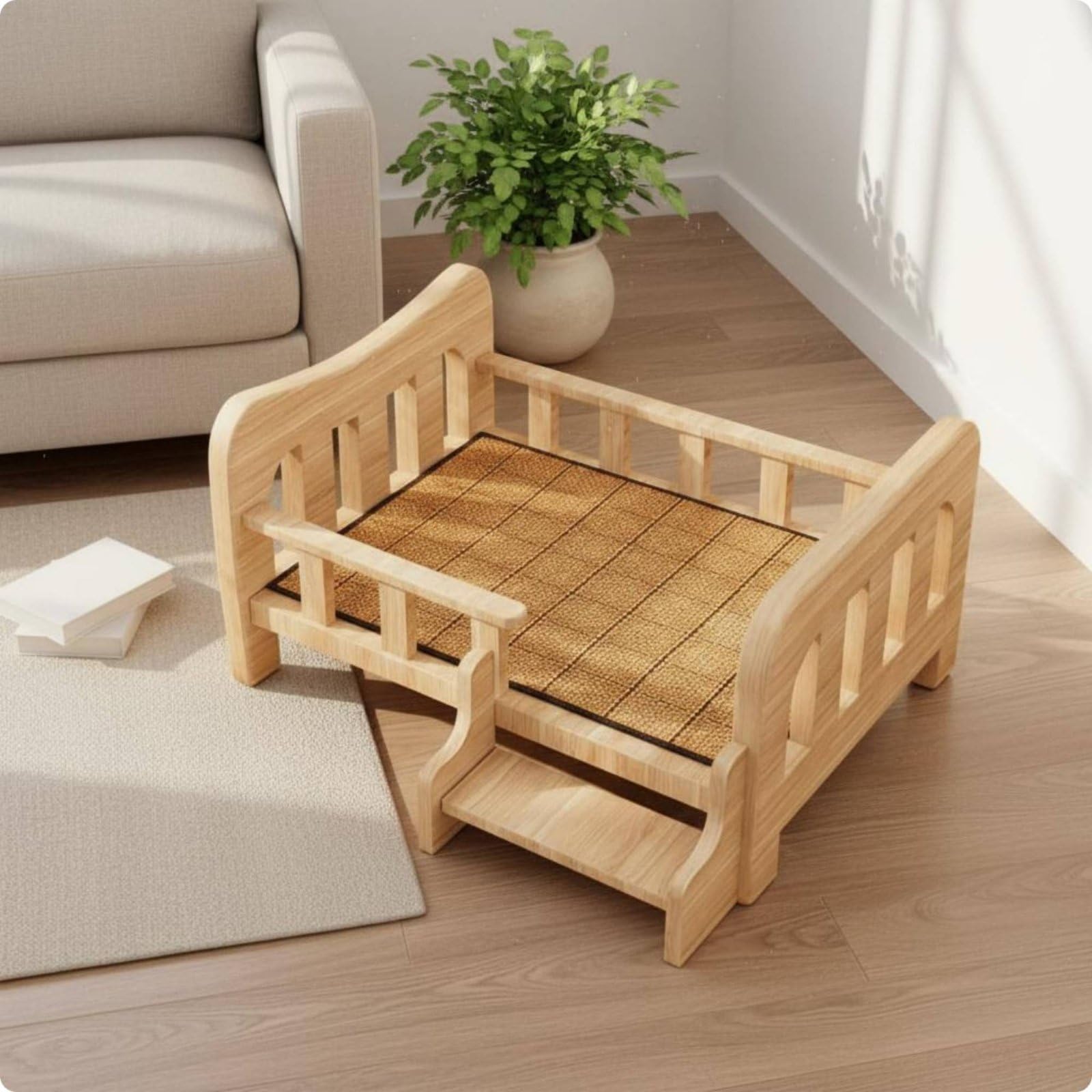 Cama para Perros Cama para Mascotas Cama, Mediano 55 35 Cm, Style to 4