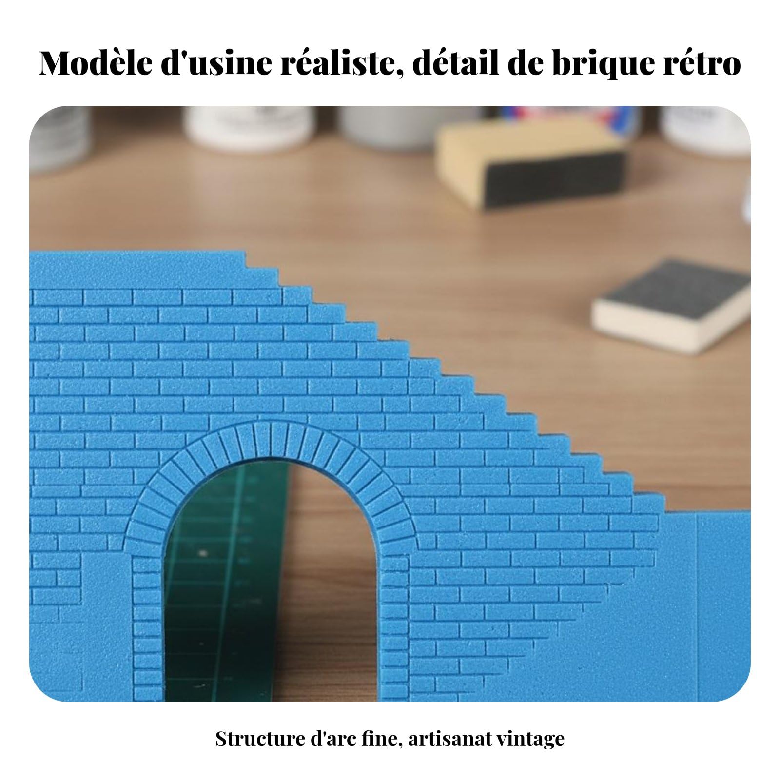 Base per Modello Edificio in 1 35 Kit Diorama Industriale con Parti Non Verniciate E Texture Realistiche per Composizione Scena Officina Adatto per Esposizione Museo