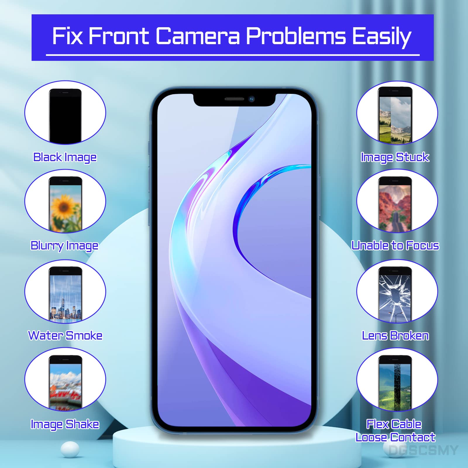 Iphone Front Assembly For IPhone 12 Mini Front Facing Camera